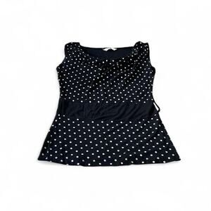 Vintage Michael Kors Black Polka Dot Blouse – Size 10 (Fits like a S/M)